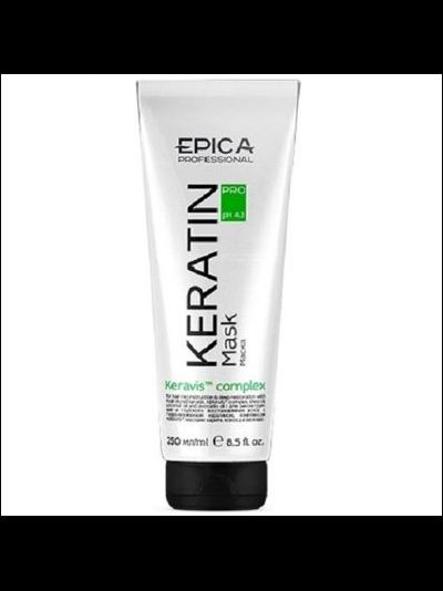 "EPICA Professional" Keratin PRO Маска для реконструкции и глубокого восстановления волос, 250 мл (Эпика)