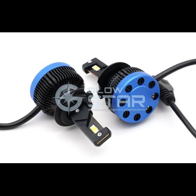 Светодиодные лампы H7 Aozoom P5 с радиатором, 12V, 35W, 6000K, чип Korea WT35