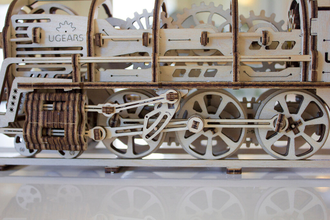 Сборная модель Локомотив с тендером UGEARS