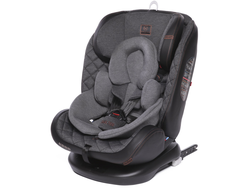 Автокресло BabyCare Shelter 0-36кг, IsoFix, поворотная база 360, Eco Black Grey