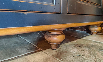 Мини-кухня в стиле кантри.