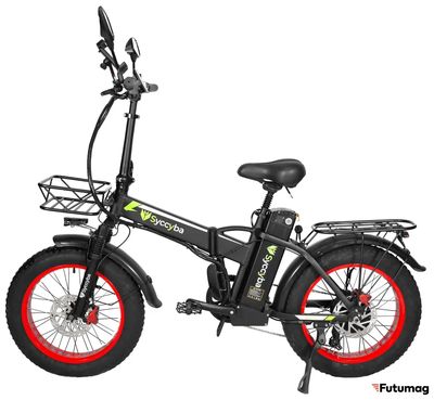 Электровелосипед SYCCYBA H1 (F10) 20AH красный