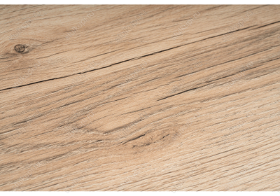 Стол Лота Лофт 120 25 мм дуб делано светлый / черный матовый