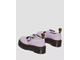 Dr Martens Addina Flower Buckle Leather Platform Lilac