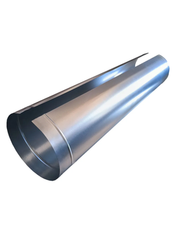 Кожух защитный оцинкованный • прямой участок