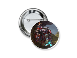 Значок закатной Borderlands, Бордерленд №17