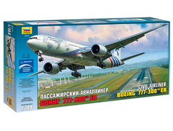 Сборная модель: (Звезда 7012) Пассажирский авиалайнер Боинг 777-300 ER