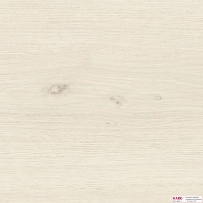 Декор ламината Haro Tritty 100 Дуб Эмилия Белый 538689 структура