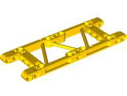 Technic, Liftarm, Modified Frame Thick 5 x 15 Girder Center, Yellow (79767 / 6362752)