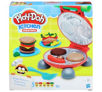 Корзина ​Набор пластилина Play-Doh Kitchen Бургер-барбекю
