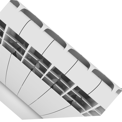 Алюминиевый радиатор для отопления ROYAL THERMO Biliner Alum 500*90 4 6 8 10 12 секций
