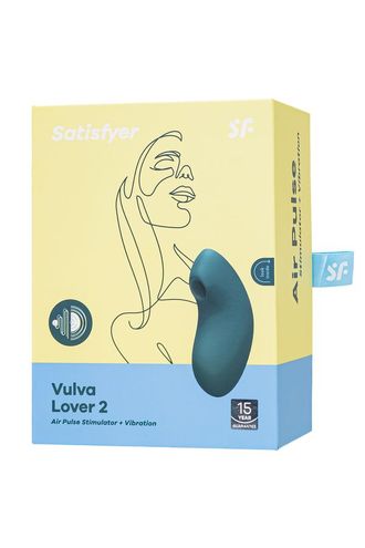 4018621 Вакуум-волновой бесконтактный стимулятор клитора Satisfyer Vulva Lover 2, силикон, синий