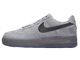 Nike Air Force 1 Low Grey Suede (Серые полностью)