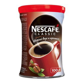 Кофе растворимый Nescafe Classic 100 г