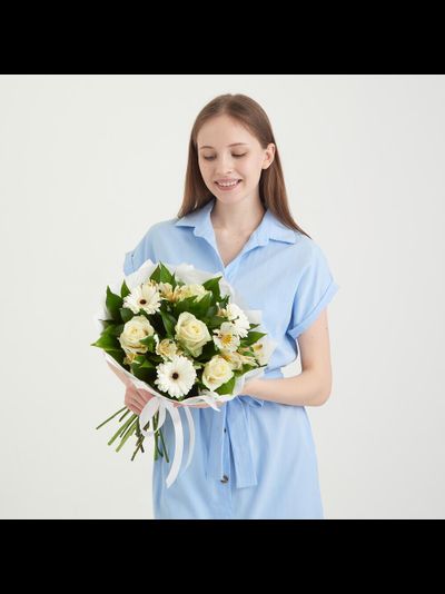 Белый букет