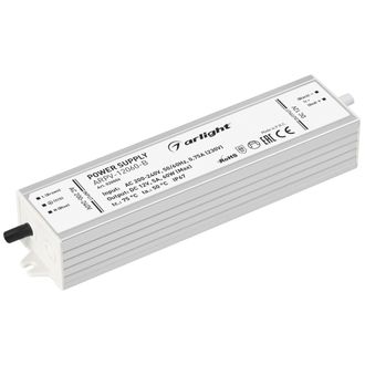 ИПН Arlight ARPV-12060-B (12V, 5.0A, 60W) (IP67 Металл)