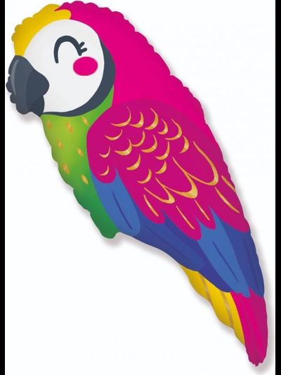 Фольгированный Попугай