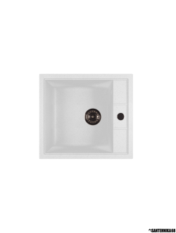 Мойка из искусственного мрамора MIXLINE ML-GM28 прямоугольная отверстие справа 445*500*190мм