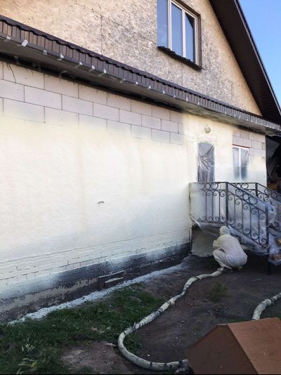 Утепление дома пенополиуретаном