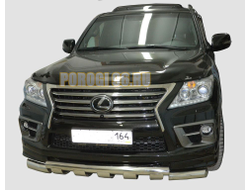 Защита переднего бампера (G) d76 для Lexus LX 570 SP (2014-2017)
