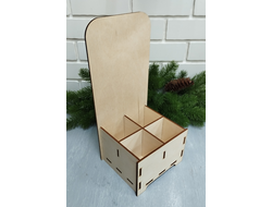 Органайзер для кафе 150х130х320 мм, фанера 4 мм