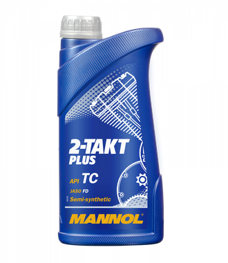МОТОРНОЕ МАСЛО MANNOL 2-Takt Plus MN7204-1 1L (Полусинтетика)