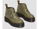 Ботинки Dr Martens Devon Flower Buckle Leather Olive