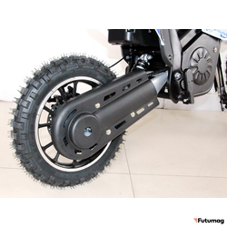 Электромотоцикл GreenCamel Питбайк DB300, 36V 800W R10 быстросъемная батарея синий