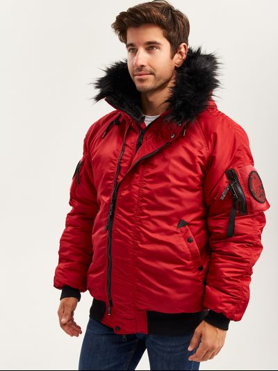 Куртка N2B COMPASS RED/BLACK