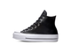 Converse Chuck Taylor Platform Leather кожаные черные высокие 561675c фото