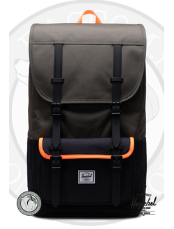 Herschel Little America Pro Ivy Green/Black/Shocking Orange в каталоге Bagcom