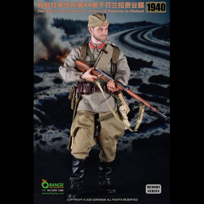 ПРЕДЗАКАЗ - Комплект красноармейца в Финляндии 1940 г. (без тела и головы)  - Коллекционная фигурка 1/6 The 44D Soviet Red Army on the L-R Highway in Finland 1940 Outfit Accessory Set (QOM-1068) - QORANGE QOTOYS ?ЦЕНА: 18900 РУБ.?
