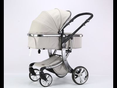 Детская коляска 3 в 1 Luxmom 608 Серый Экокожа