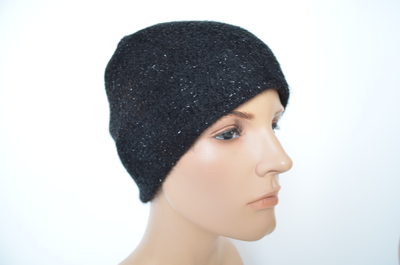 Итальянская шапка черная