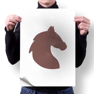 Плакат талисман лошадь №7