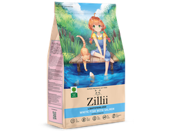 Корм для стерилизованных кошек БЕЛАЯ РЫБА С ЛОСОСЕМ 400 гр