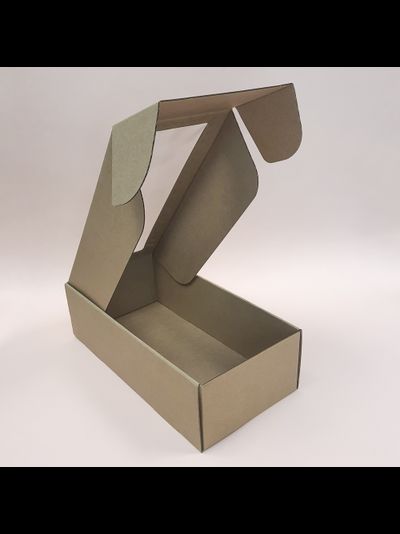 Короб 150*320*90мм (FEFCO 0427, пластиковое окно ПЭТ)