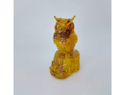 Сова на бревне