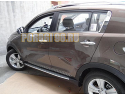 Пороги OEM на Kia Sportage (2010-2015)