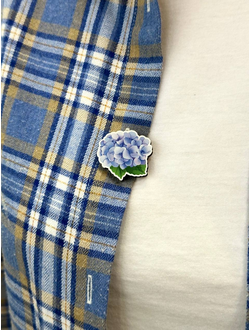 БРОШЬ "ГОРТЕНЗИЯ"