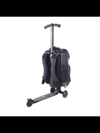 Рюкзак-самокат Micro Кикпэк черный