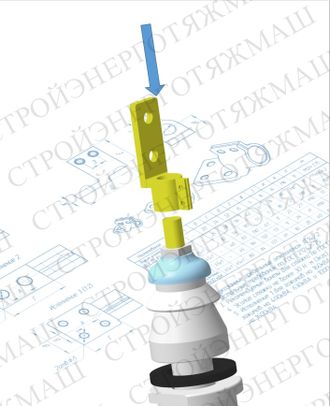 Зажим контактный к трансформатору ТМ (ТМГ) 400 кВА (в комплекте с метизами)