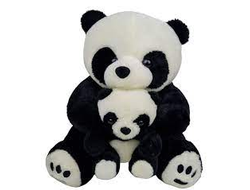 Панда с малышом