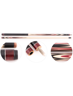 Кий для русского бильярда 2-pc «Cuetec Rus Pro  RP8-4» (черный)