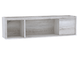 Гостиная ФЛЕКС - ФЛЕКС 10 Полка навесная Дуб Шавиниган