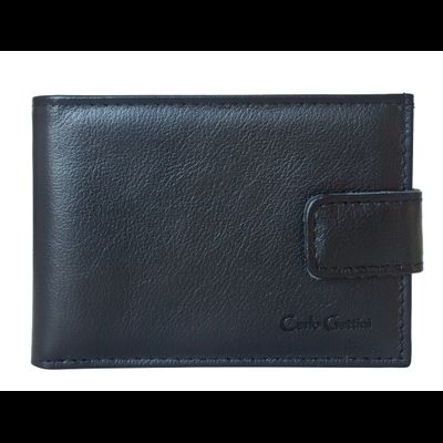 Кожаное портмоне Cortino black (арт. 7408-01)