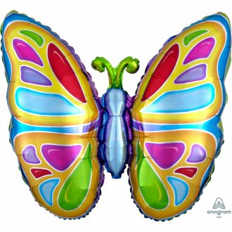 Яркая бабочка 63 x 63 см