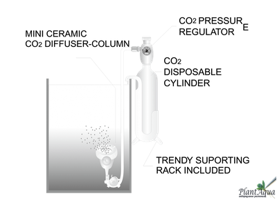 Диффузор СО2 ISTA конусный компактный S