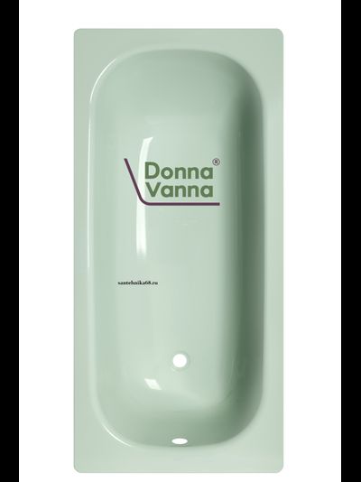 Ванна стальная DONNA VANNA 1.5м 1,7м цвет Зеленая мята с опорной подставкой