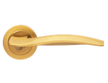 Дверные ручки Morelli Luxury &quot;WAVE&quot; OSA Цвет - Матовое золото